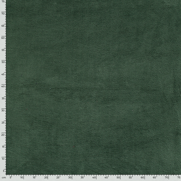 Polaire de Bambou tissu Unicolore Vert foncé