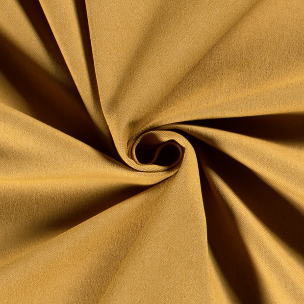 Denim Stretch tela Unicolor Ocre