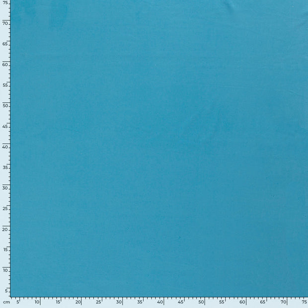 French Terry fabric Unicolour Aqua
