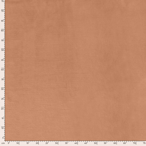 Nicky velours fabric Unicolour Old Pink