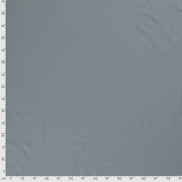 Jersey fabric Unicolour Steel Blue