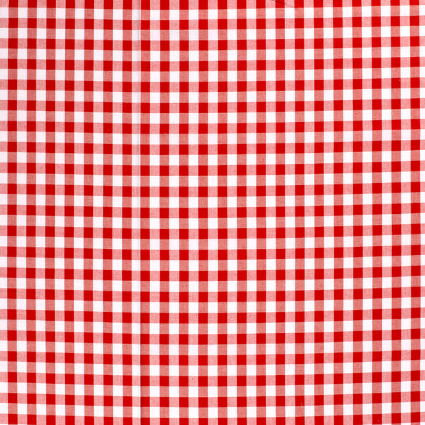 Cotton Poplin fabric Red matte 