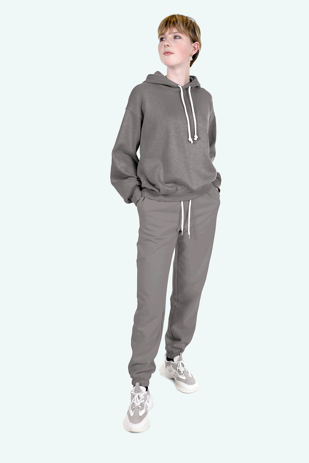 Jogging fabric Unicolour Light Grey