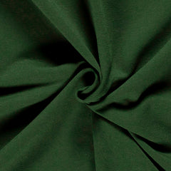 French Terry Unicolour Dark Green