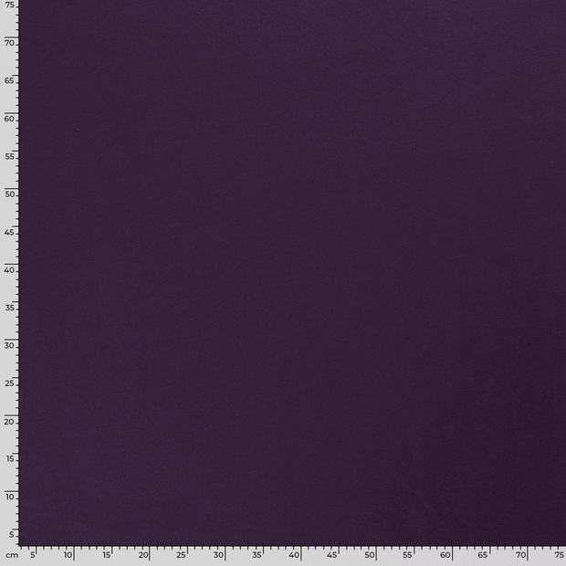 Jogging fabric Unicolour Aubergine
