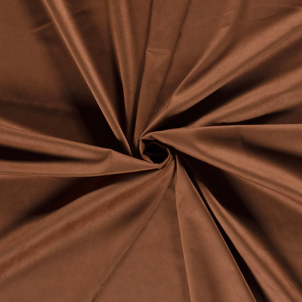 Suede leather fabric Brown 