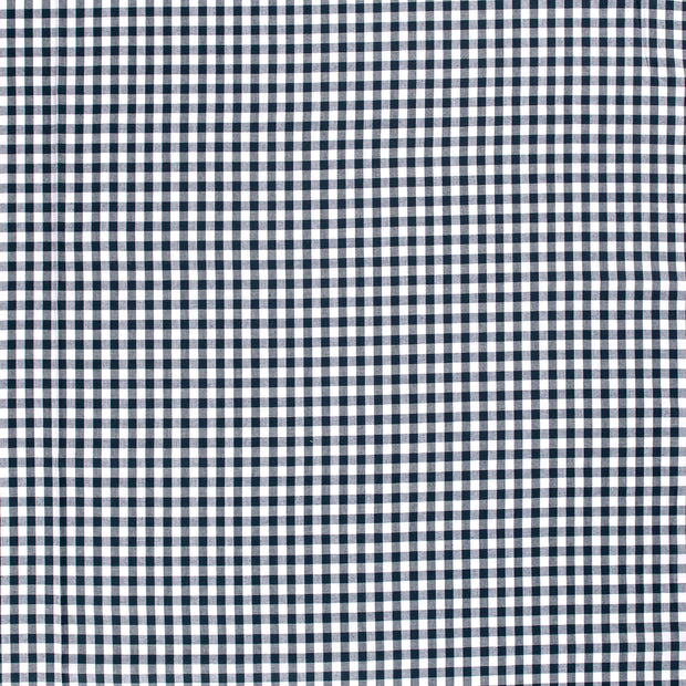 Cotton Poplin fabric Navy matte 