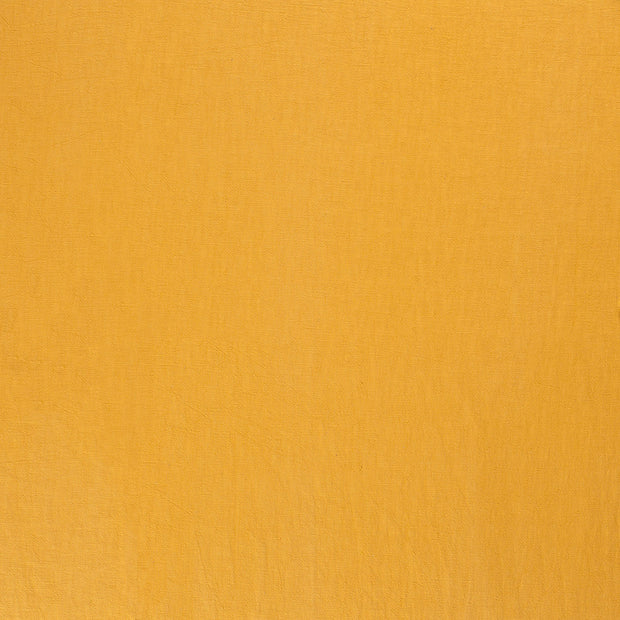 Linen fabric Oker matte 