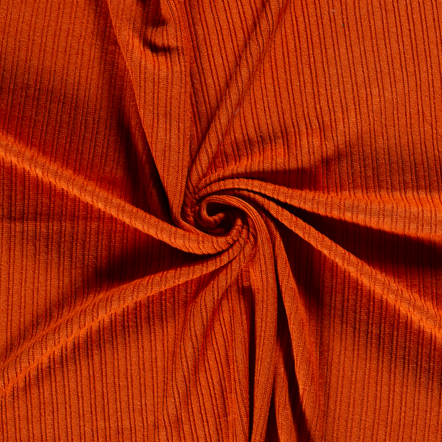 Heavy Knit fabric Brique 