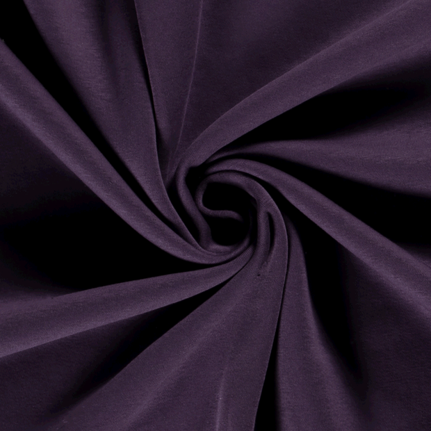 Jogging fabric Unicolour Aubergine