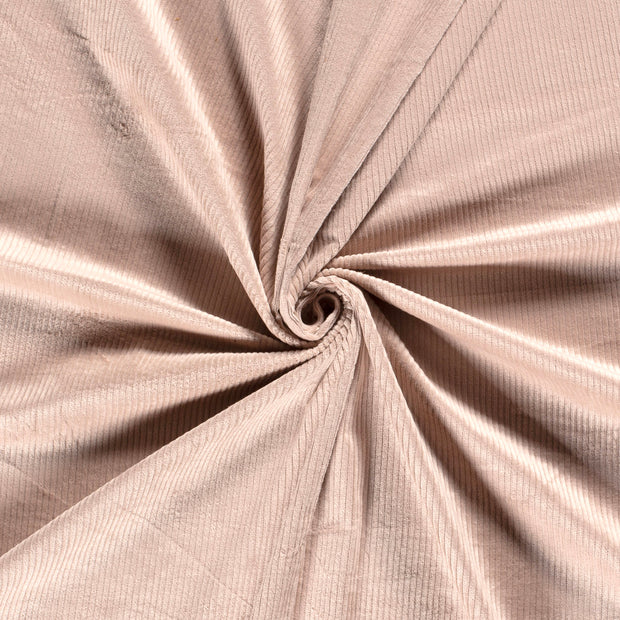 Jumbo Cord Stretch 6w fabric Old Pink 