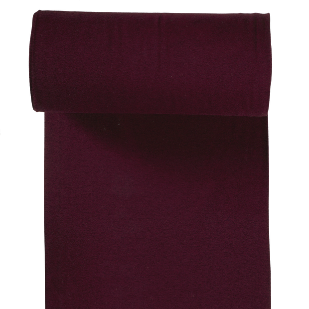 Bündchen fabrik Weinrot 