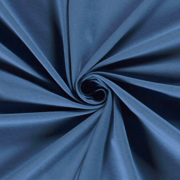Jersey fabric Unicolour Indigo
