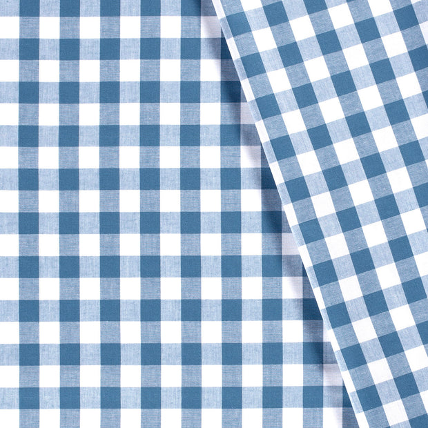 Cotton Poplin fabric Checks yarn dyed 