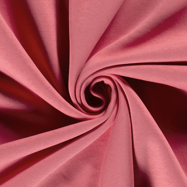 Jogging fabric Unicolour Coral