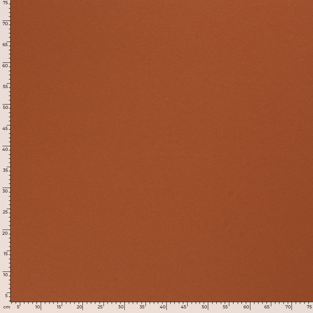 Jersey fabric Unicolour Brique