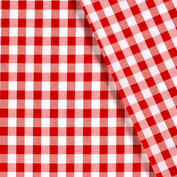 Cotton Poplin fabric Checks yarn dyed 