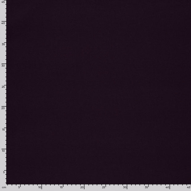 Punta di Roma fabric Unicolour Aubergine