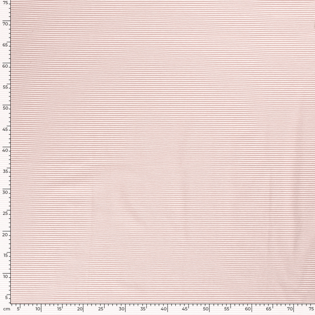 Cotton Jersey Yarn Dyed fabric Stripes Light Mauve