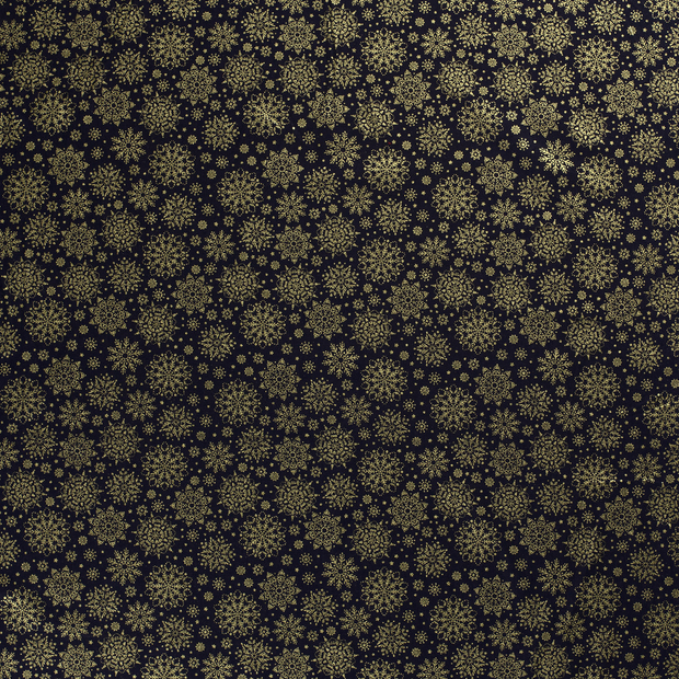 Cotton Poplin fabric Navy 