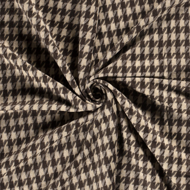 Jacquard fabric Camel brushed 