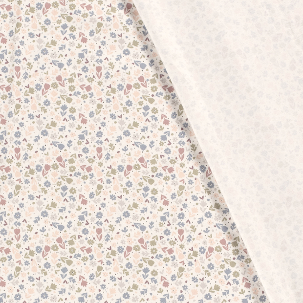 Jersey fabric Flowers printed 