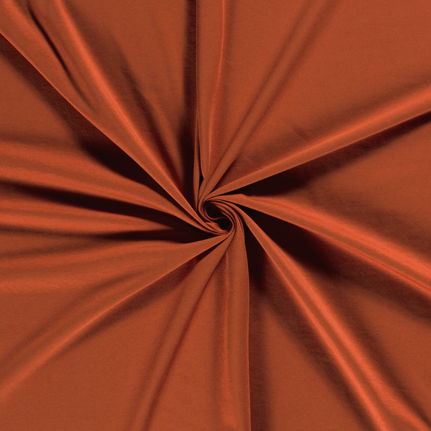 Jersey fabric Brique 