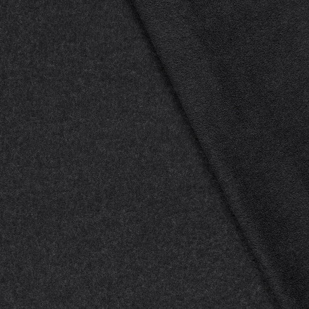 Microfleece fabrik Uni gebürstet 