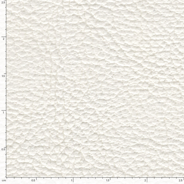 Artificial Leather fabric Unicolour White