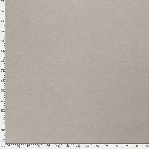 Linen fabric Unicolour Light Grey