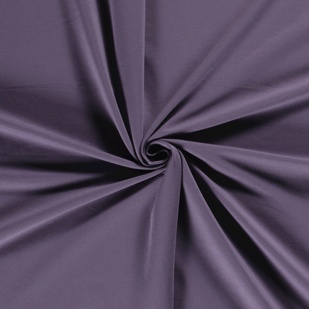 French Terry GOTS organic fabric Lavender 