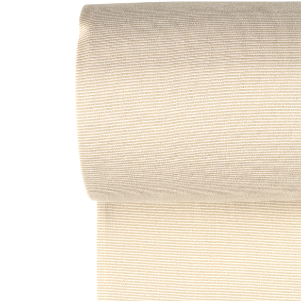 Cuff Material Yarn Dyed fabric Stripes Beige