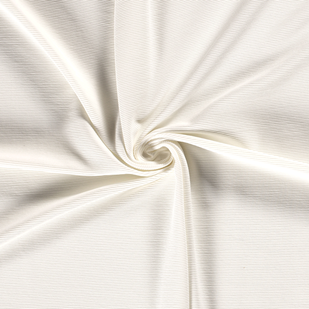 Ottoman jersey fabric Off White 