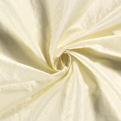 Taffeta crushed Unicolour Off White