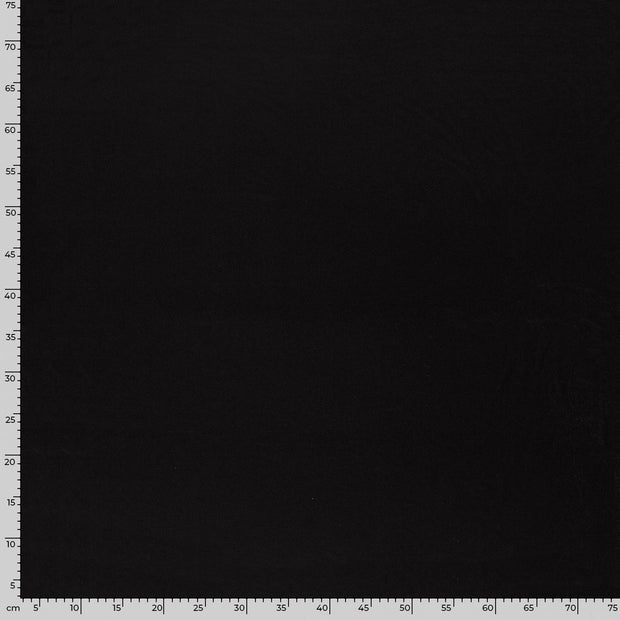 Viscose Jersey fabrik Uni Schwarz