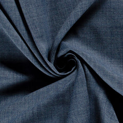 Linen Look Unicolour Steel Blue