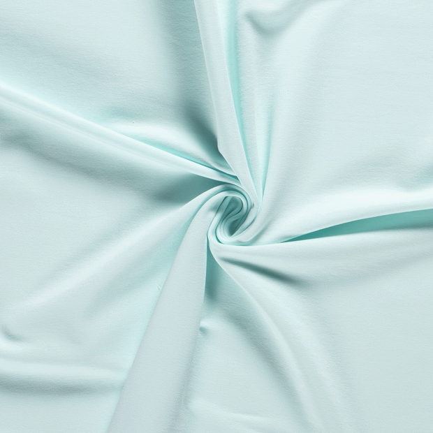 French Terry tissu Unicolore Menthe Glacée