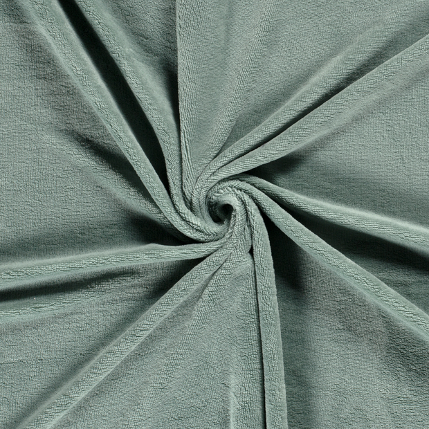 Polaire de Bambou tissu Menthe foncée 