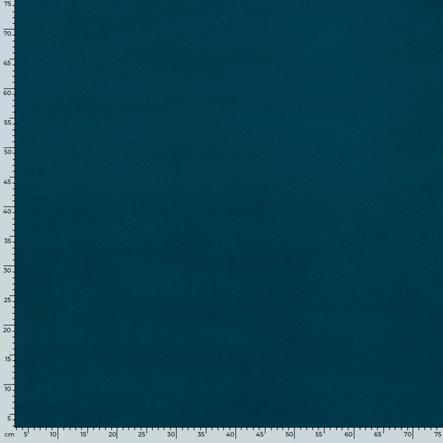 Mantel Wool Touch stof Effen Petrol