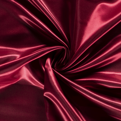 Satin Unicolour Bordeaux