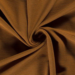Ottoman jersey Unicolour Caramel
