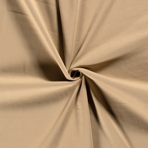 Rib Jersey fabric Camel 