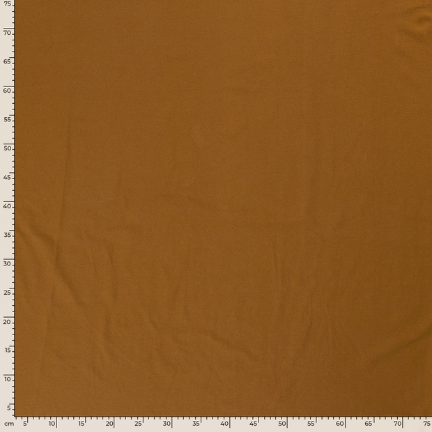 Jersey fabric Unicolour Caramel