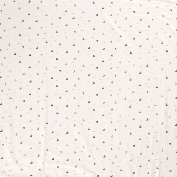 Jersey fabric Off White soft 