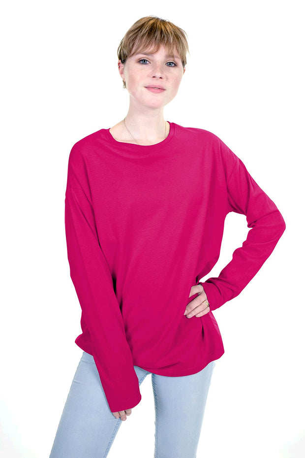 Punta di Roma fabric Unicolour Fuchsia