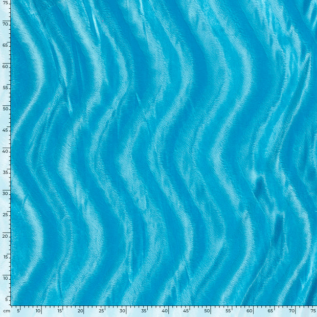 Velours fabric Unicolour Aqua