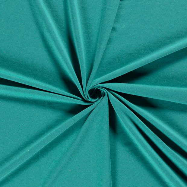 French Terry fabric Turquoise recycled 
