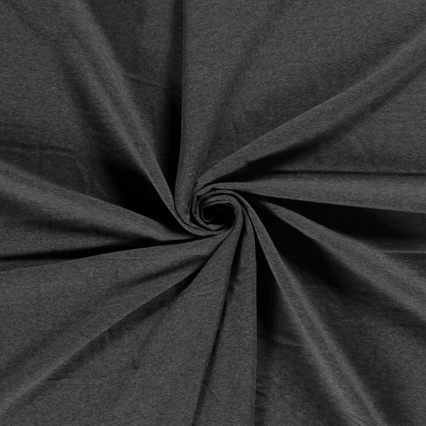French Terry fabric Dark Grey brushed 