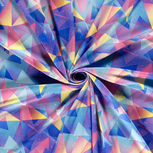 Sportswear Jersey fabric Indigo digital printed 