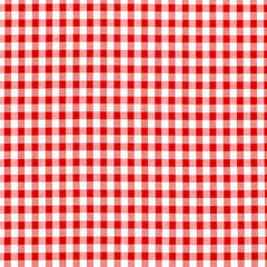 Cotton Poplin yarn dyed Checks Red